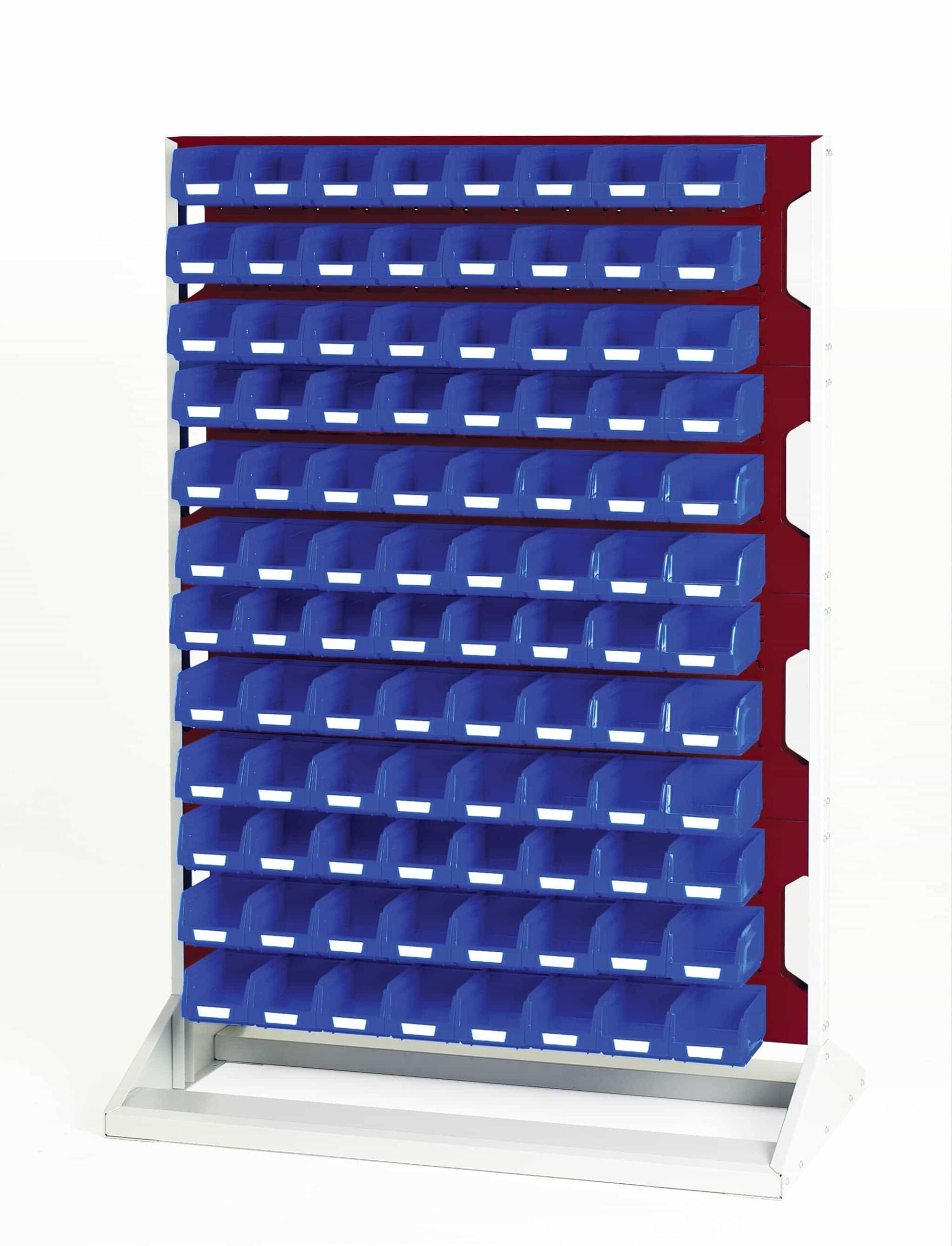 16917220.24-scaled-1.jpg 16917220.24V - Louvre Panel Rack Double Sided & Bin Kit - Image 1