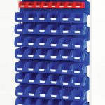 16917225.11V - Louvre Panel Rack Double Sided & Bin Kit
