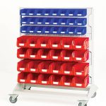 16917226.16V - Louvre Panel Trolley Double Sided & Bins