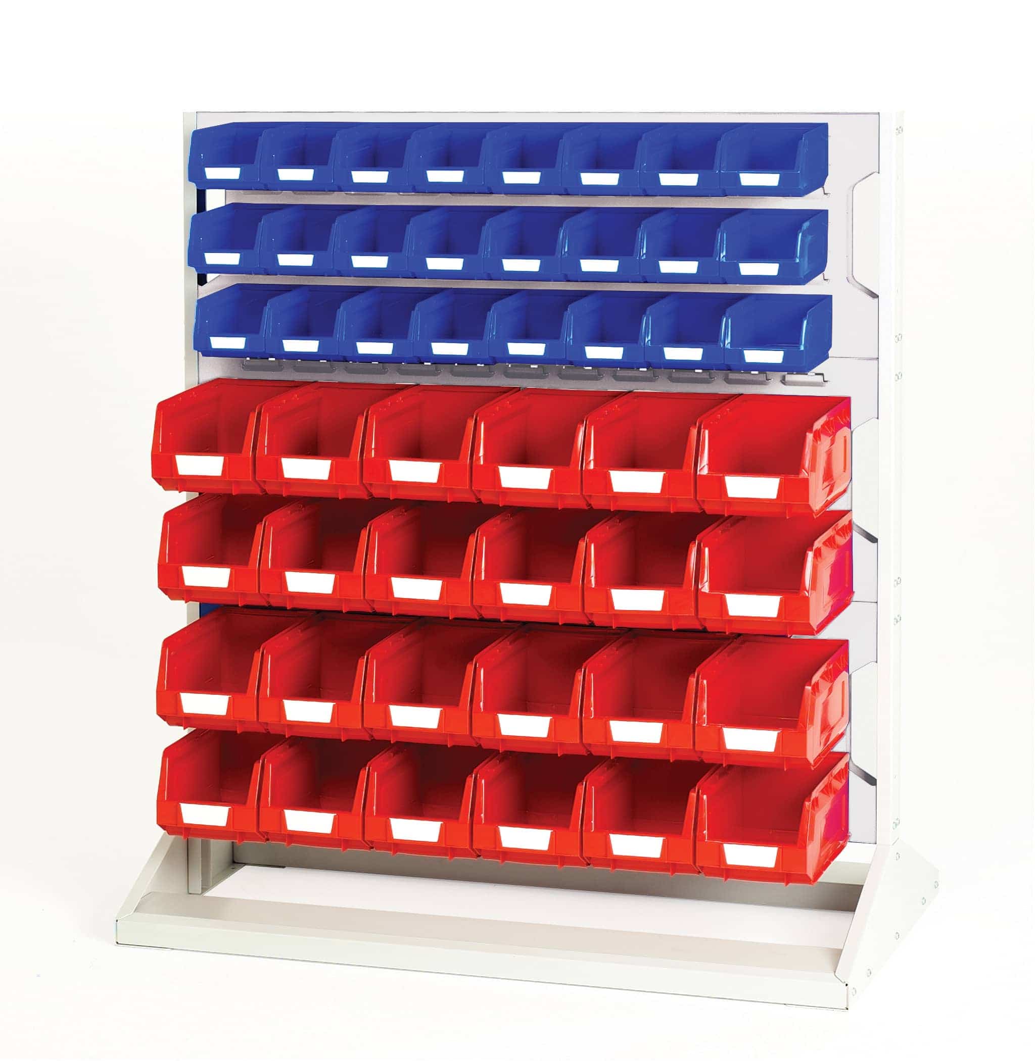 16917227.16.jpg 16917227.16V - Louvre Panel Rack Double Sided & Bin Kit - Image 1