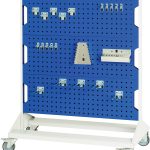 16917260.11V - Perfo Panel Trolley Double Sided & Hooks
