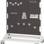 16917260.19V - Perfo Panel Trolley Double Sided & Hooks