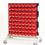 16917271.19V - Louvre Panel Trolley Double Sided & Bins