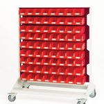 16917271.24V - Louvre Panel Trolley Double Sided & Bins
