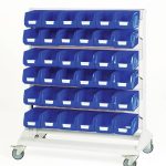 16917272.16V - Louvre Panel Trolley Double Sided & Bins