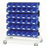 16917272.19V - Louvre Panel Trolley Double Sided & Bins