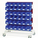 16917272.24V - Louvre Panel Trolley Double Sided & Bins