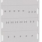 16917301.16V - Perfo Panel Rack Single Sided & Hook Kit