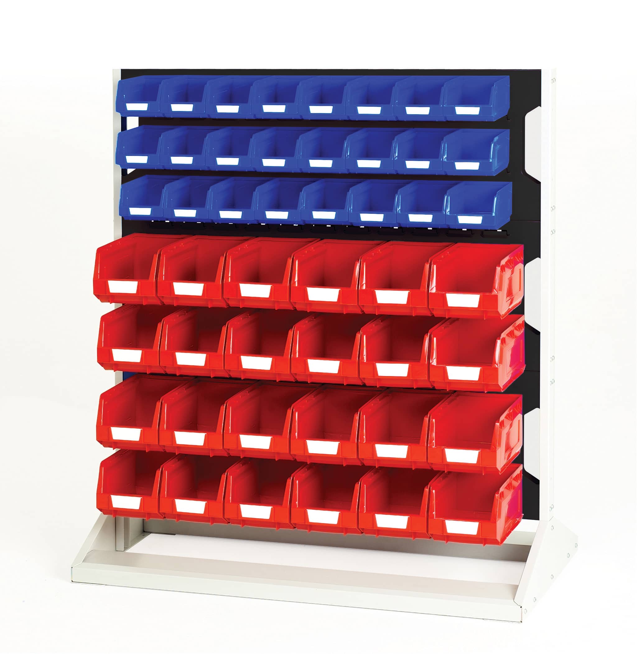 16917320.19.jpg 16917320.19V - Louvre Panel Rack Single Sided & Bin Kit - Image 1