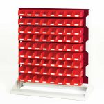 16917321.24V - Louvre Panel Rack Single Sided & Bin Kit