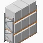 2 Beam Pallet Racking Starter Bay