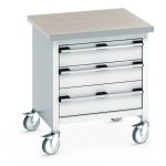 41002093.16V - Cubio Mobile Storage Bench (Lino)
