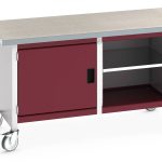 41002096.24V - Cubio Mobile Storage Bench (Lino)