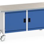 41002099.11V - Cubio Mobile Storage Bench (Lino)
