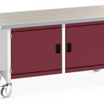 41002099.24V - Cubio Mobile Storage Bench (Lino)