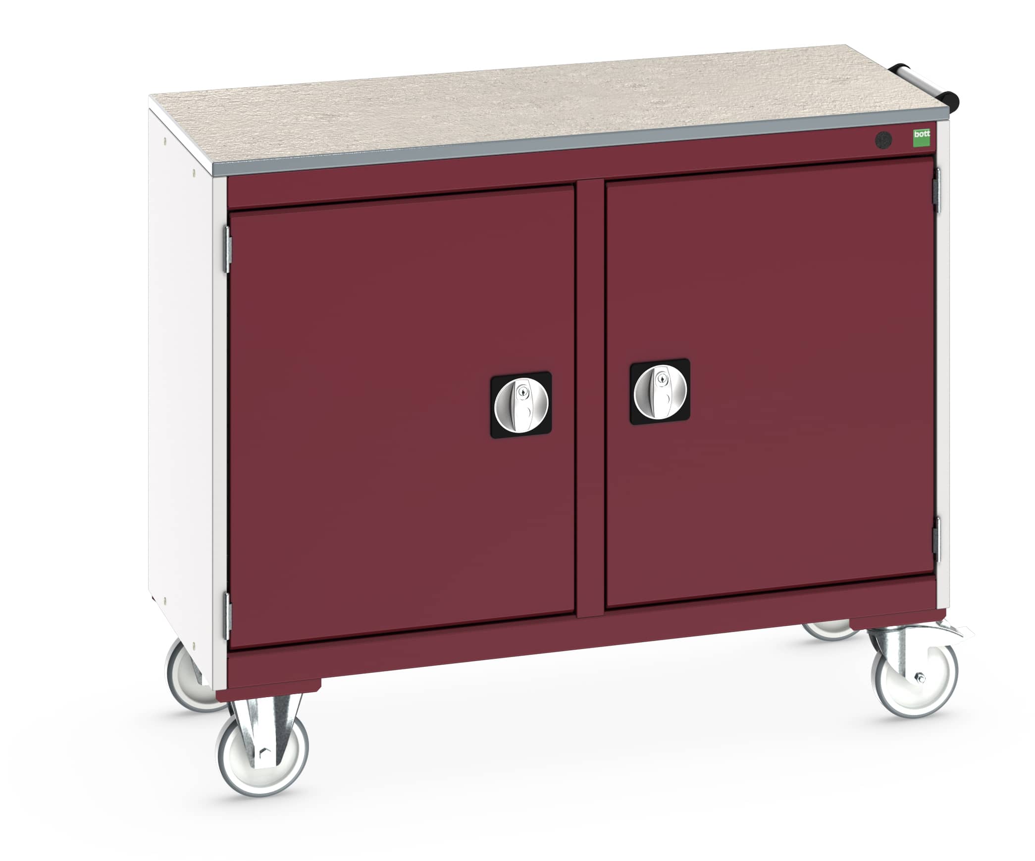 41006002.24.jpg 41006002.24V - Cubio Mobile Cabinet 50/50 (Lino) - Image 1