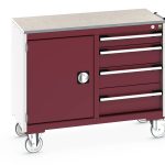 41006005.24V - Cubio Mobile Cabinet 50/50 (Lino)