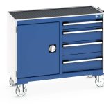 41006006.11V - Cubio Mobile Cabinet 50/50 (Top Tray)