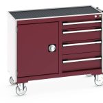 41006006.24V - Cubio Mobile Cabinet 50/50 (Top Tray)