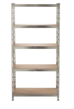 MAMMOTH ECONOMY SHELVING - 5 MDF Shelves - 1800H x 900W x 400D - Image 2