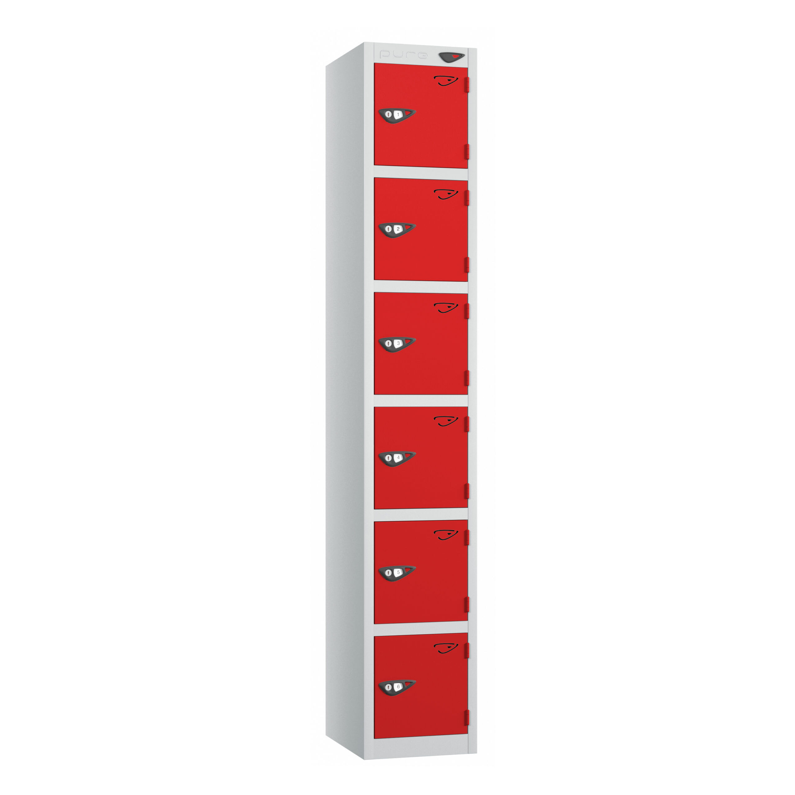 Pure-6D-SL-Flame-Red-scaled-1.jpg 1-6 tier locker, 6 tier - Image 1