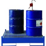 Sump Drum Storage Pallets - 4 Drum - Painted
